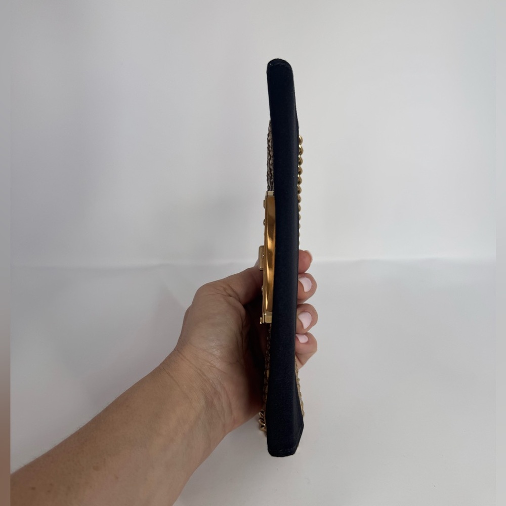 Authentic Dolce & Gabbana Python And Satin Chain … - image 6